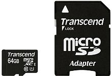 Карта памяти micro SDXC Transcend 64ГБ TS64GUSDU1