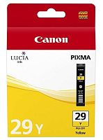 Оригинальный струйный картридж Canon PGI-29 Y Yellow 4875B001