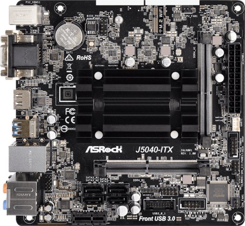 Мат. плата с CPU ASRock J5040-ITX