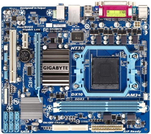 Мат. плата SocketAM3+ GIGABYTE GA-78LMT-S2PT