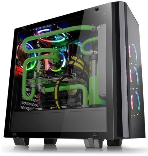 Корпус Miditower Thermaltake View 21 TG черный CA-1I3-00M1WN-00 фото 5