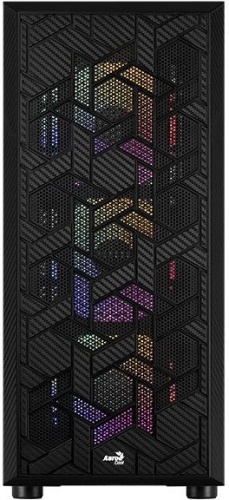 Корпус Miditower Aerocool Hive-G-BK-v2 черный ACCM-PV27043.11 фото 10