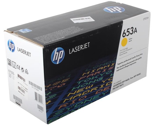 Оригинальный лазерный картридж Hewlett Packard 653A Yellow LaserJet (CF322A)