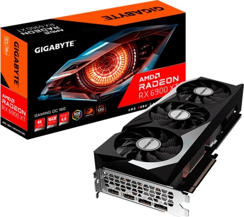 Видеокарта PCI-E GIGABYTE 16Gb Radeon RX 6900 XT (GV-R69XTGAMING OC-16GD) RTL фото 8