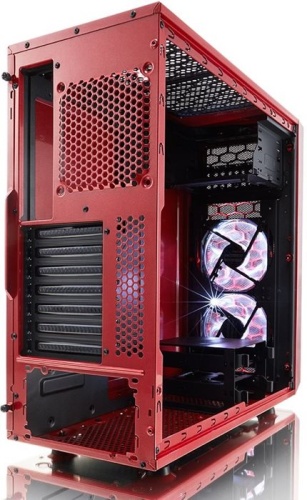 Корпус Miditower Fractal Design Focus G Red, Window фото 13