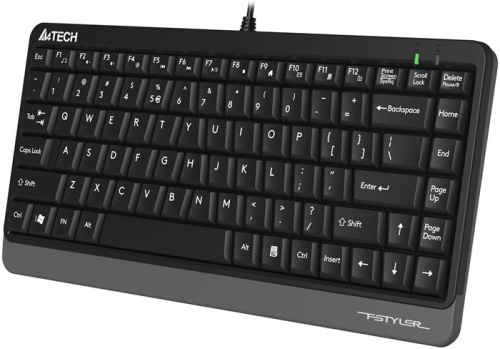 Клавиатура A4Tech Fstyler FKS11 черный/серый (FKS11 GREY) фото 3 Клавиатура A4Tech Fstyler FKS11 черный/серый (FKS11 GREY) фото 3