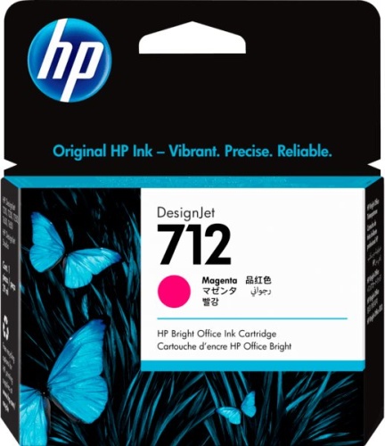 Оригинальный струйный картридж Hewlett Packard 712 3ED68A magenta ((29мл) для HP DJ Т230/630) (3ED68A)