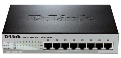 Коммутатор управляемый D-Link DES-1210-08P/C1A