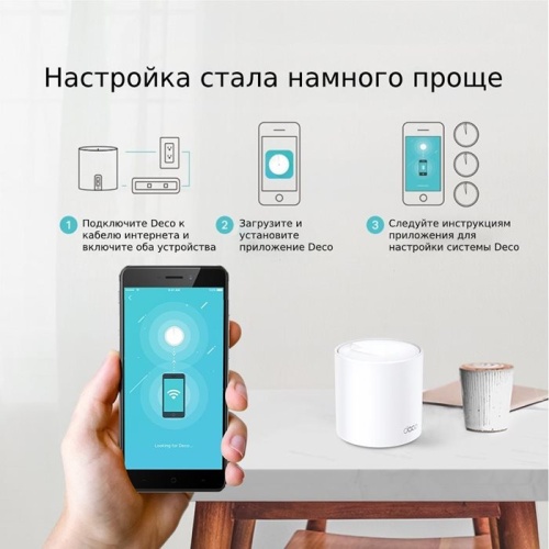 Бесшовный Mesh роутер TP-Link DECO X20(3-PACK) фото 4