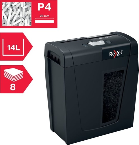 Уничтожитель бумаг REXEL Secure X8 EU черный 2020123EU фото 5