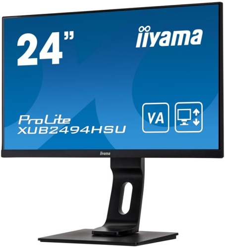 Монитор Iiyama ProLite XUB2494HSU-B1 черный фото 3 Монитор Iiyama ProLite XUB2494HSU-B1 черный фото 3