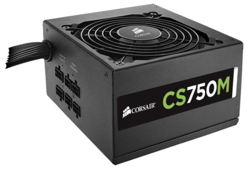 Блок питания Corsair 750W CS750M CP-9020078-EU фото 3