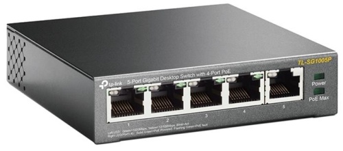 Коммутатор PoE TP-Link TL-SG1005P фото 2