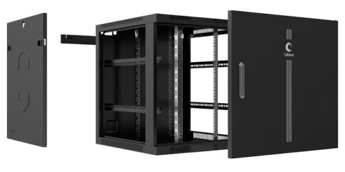 Шкаф телекоммуникационный Cabeus SH-05F-9U60/45m-BK фото 4 Шкаф телекоммуникационный Cabeus SH-05F-9U60/45m-BK фото 4