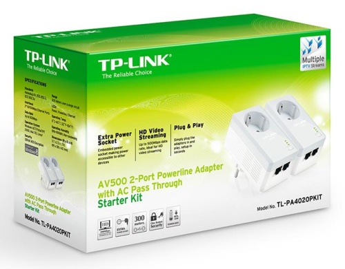 PowerLine адаптер TP-Link TL-PA4020PKIT фото 3