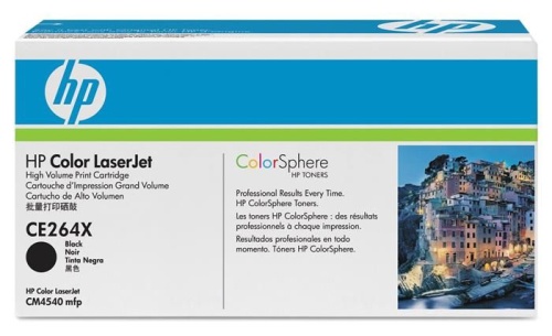 Тонер-картридж оригинальный Hewlett Packard CE264X Тонер-картридж оригинальный Hewlett Packard CE264X