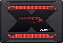 Накопитель SSD SATA 2.5 Kingston 480GB HyperX FURY RGB SHFR200/480G