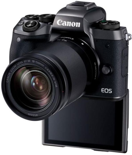 Цифровой фотоаппарат Canon EOS M5 черный 1279C022 фото 3