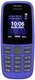 Сотовый телефон GSM Nokia 105 DS TA-1174 Blue (16KIGL01A01)