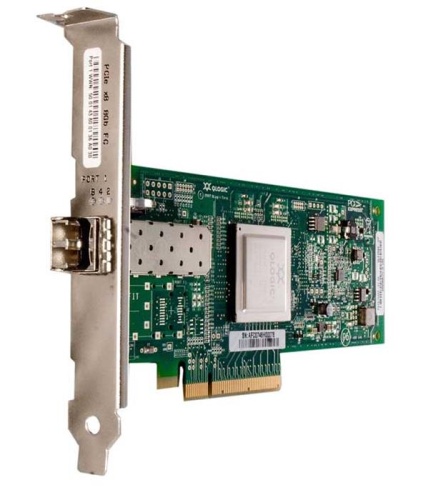 Контроллер RAID Qlogic 8Gb Single Port FC HBA, x8 PCIe, SR LC multi-mode optic QLE2560-CK