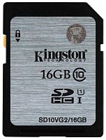Карта памяти SDHC Kingston 16GB SD10VG2/16GB