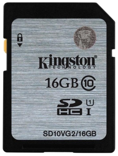 Карта памяти SDHC Kingston 16GB SD10VG2/16GB Карта памяти SDHC Kingston 16GB SD10VG2/16GB