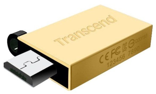 Накопитель USB flash Transcend 8GB JetFlash 380 TS8GJF380G Gold Plating фото 2