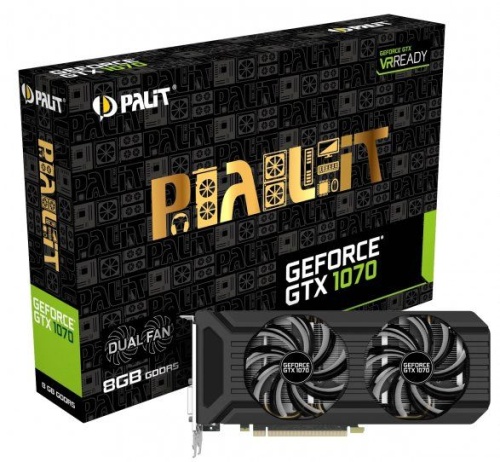 Видеокарта PCI-E Palit 8192МБ GeForce GTX 1070 Dual NE51070015P2-1043D фото 5