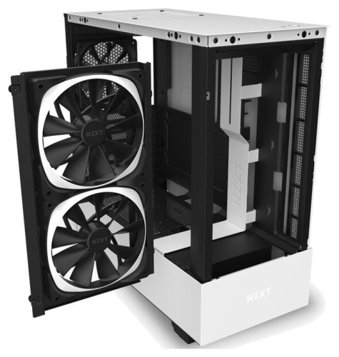 Корпус Miditower NZXT CA-H510E-W1 H510 Elite Compact фото 3 Корпус Miditower NZXT CA-H510E-W1 H510 Elite Compact фото 3