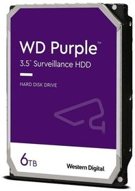  SATA HDD Western Digital 6Tb Video Streaming Purple WD63PURZ