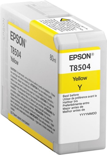 Оригинальный струйный картридж Epson T850400 Yellow UltraChrome HD ink C13T850400