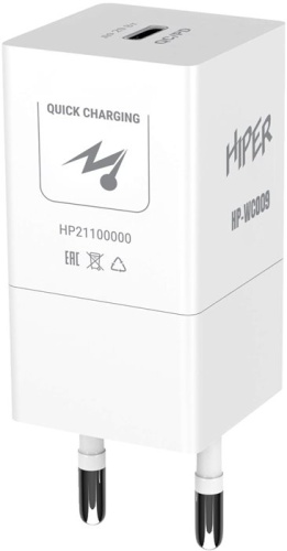 Адаптер питания USB Hiper HP-WC009 белый