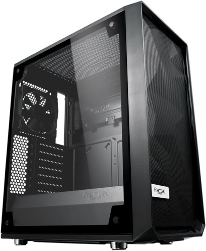 Корпус Miditower Fractal Design Meshify C TG Black, Window