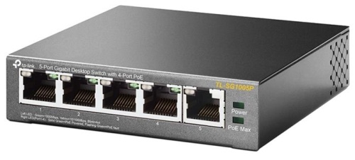 Коммутатор PoE TP-Link TL-SG1005P фото 3