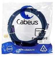 Патчкорд FTP Cabeus PC-SSTP-RJ45-Cat.8-3m-LSZH