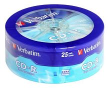 Диск CD-R Verbatim 700МБ 52x 80min 43726