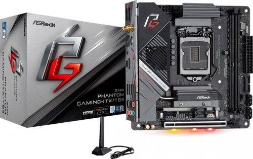 Мат. плата Socket1200 ASRock Z490 PHANTOM GAMING-ITX/TB3 фото 5