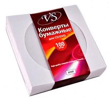 Конверты для CD/DVD VS VSCAEPW-100-SW