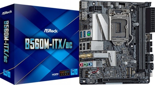 Мат. плата Socket1200 ASRock B560M-ITX/AC фото 4