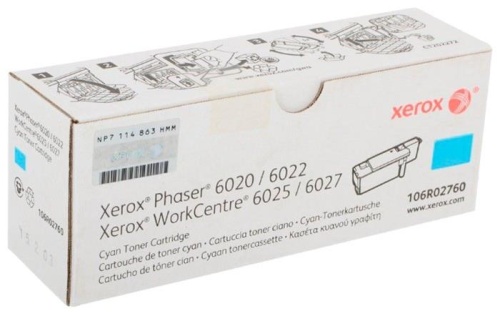 Оригинальный лазерный картридж Xerox 106R02760