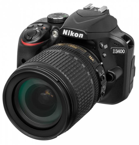 Цифровой фотоаппарат Nikon D3400 черный VBA490K003 фото 3