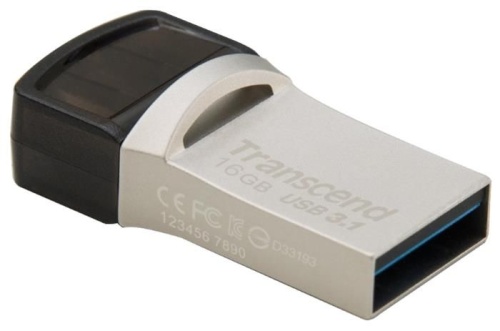 Накопитель USB flash Transcend 16GB JetFlash 890 TS16GJF890S USB 3.1 OTG