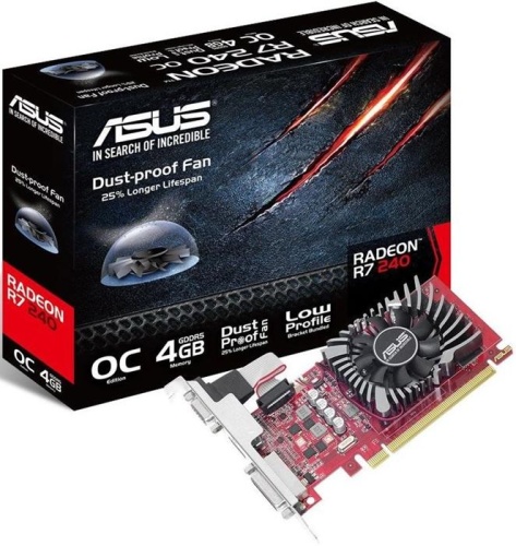 Видеокарта PCI-E ASUS 4096Mb R7240-O4GD5-L фото 4