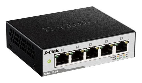 Коммутатор управляемый D-Link DGS-1100-05/B1A