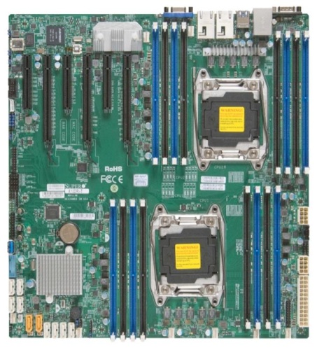 Мат. плата Socket2011-3 Supermicro MBD-X10DRI-T-B Мат. плата Socket2011-3 Supermicro MBD-X10DRI-T-B