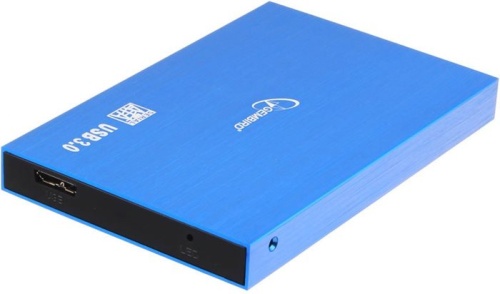 Контейнер для 2.5 SATA HDD Gembird EE2-U3S-56, синий металлик