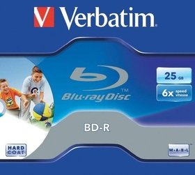  BD-R Verbatim 25 6x 43712