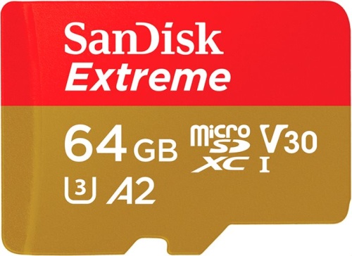 Карта памяти micro SDXC SanDisk 64Gb Extreme SDSQXA2-064G-GN6GN