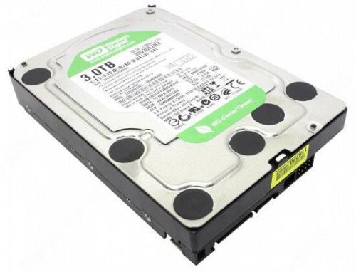 Жесткий диск SATA HDD Western Digital 3000ГБ Caviar Green WD30EZRX