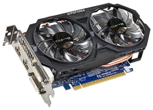 Видеокарта PCI-E GIGABYTE 2048МБ GeForce GTX750Ti OC GV-N75TOC-2GI фото 2